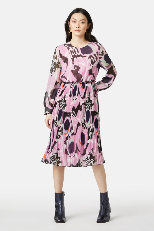 Gorman NZ - Wing Span Pleated Dress - print