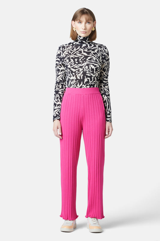 Gorman NZ - Pleat Knit Pant - pink