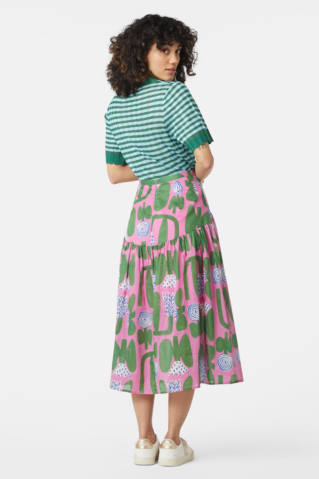 Patterned 2024 colourful skirt