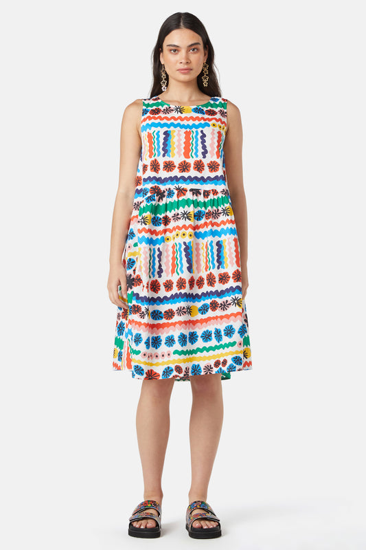 Gorman NZ - Paddle Poppy Tulip Dress - print