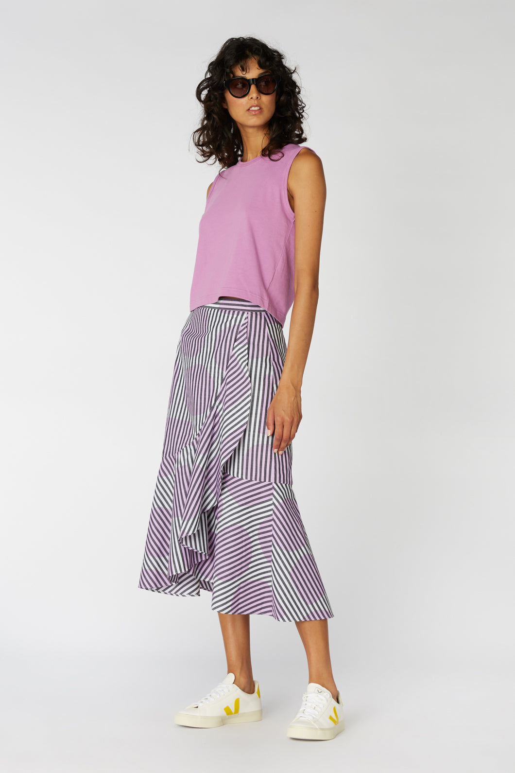 Gorman striped outlet skirt